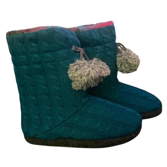 Cuddl Duds Knit Slipper Boots NWT S (5-6) - Picture 1 of 5